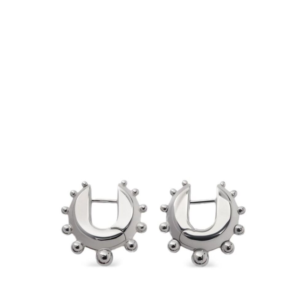 Phoebe Philo Women Beaded Hoop Small Earrings